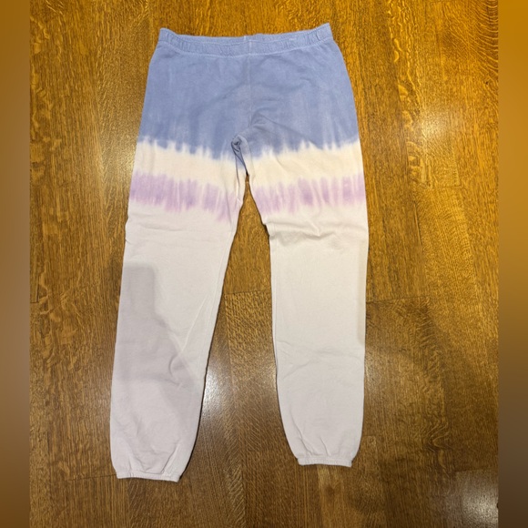 MONROW Terry Cloth Ombre Sweatpants - Size Small - Picture 3 of 6